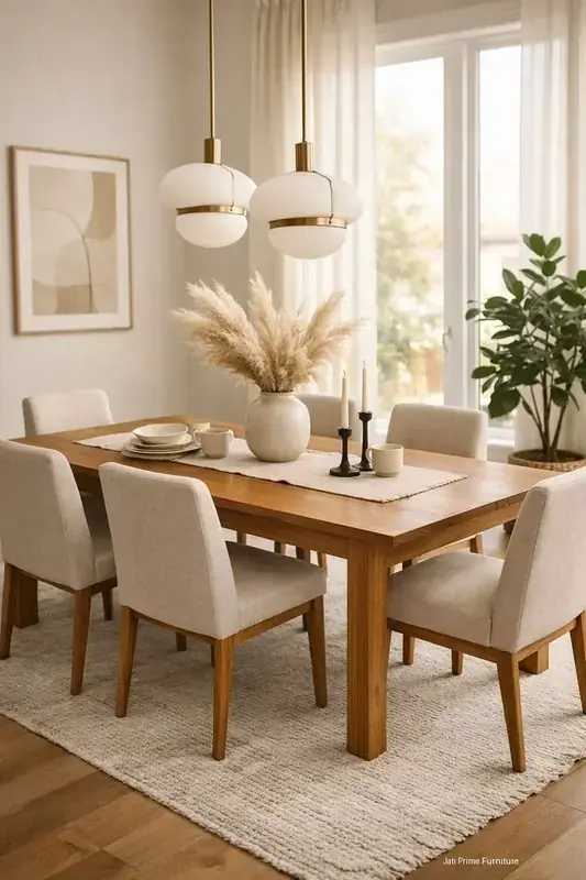 Meja Makan Kayu Jati Untuk Rumah Modern